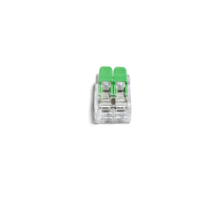 Hebelklemme, 2-polig, 0,2-4mm², 50Stk, 450V/32A, alle Leiterarten, werkzeuglos Kabel verbinden