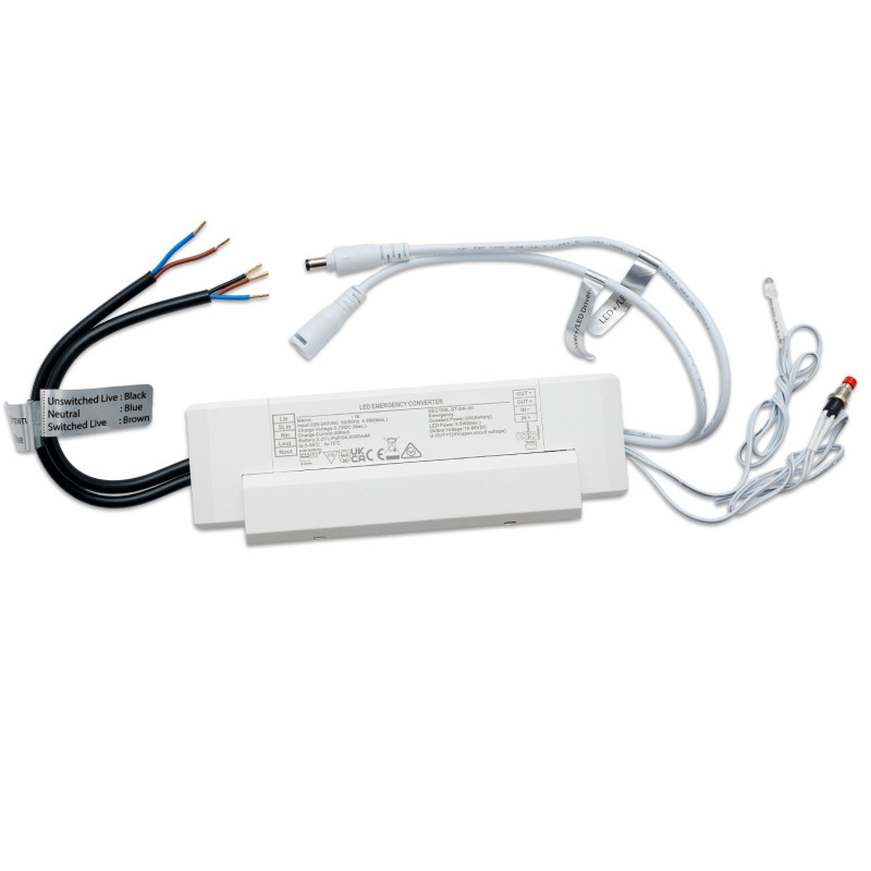 Notstrom-Akkumodul EL-T Selftest LiFePO4 6000mAh, 5W für LED Panels (10-90V DC)