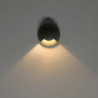 LED Bodeneinbaustrahler, rund 1SIDE 60mm, schwarz, 12-24V, IP67, 3W, 60°, warmweiß