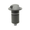 LED Bodeneinbaustrahler, rund 2SIDE 60mm, schwarz, 12-24V, IP67, 3W, 60°, warmweiß