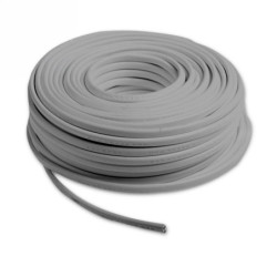 Kabel Halogenfrei ummantelt, grau, 2x0,75mm² HSLH-OZ, Meterware