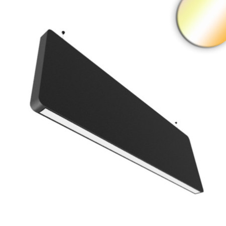 Akustik-Pendel-BAFFEL LAMP30HID 53W schwarz, 1250mm, opal+, Zigbee + Sys-Pro dimmbar, CCT+RGB