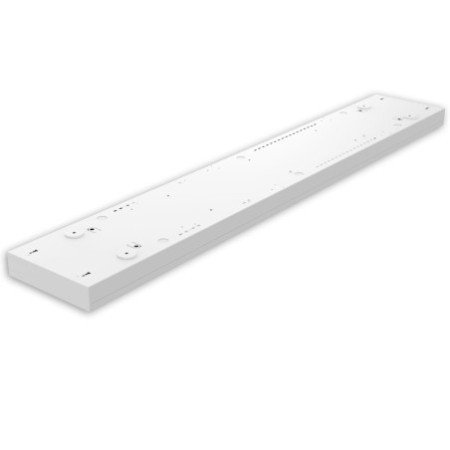 LED Langfeldleuchte, 120x20cm, weiß, PowerSwitch 25|30|35|40W, UGR unter 19 2H/2H, ColorSwitch 3000|4000|5000K, DALI dimmbar