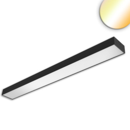 LED Langfeldleuchte, 120x12cm, schwarz, 25|30|35|40W, UGR unter 19 2H|2H, ColorSwitch 3000|4000|5000K