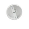 Deckenbaldachin rund, weiß, für Kabel mit bis zu max. 9,8mm Manteldurchm.