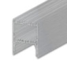 LED Leuchtenprofil LAMP40 Aluminium silber pulverbeschichtet, 300 cm