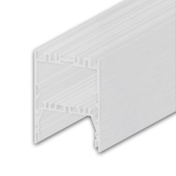 LED Leuchtenprofil LAMP40 Aluminium weiß pulverbeschichtet, 300cm