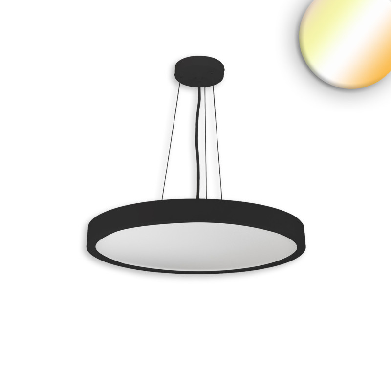 LED Hängeleuchte UGR unter 19 2H, schwarz, 40W|50W+6W, IP42, DN600, 2700|3000|4000K, dimmbar, Up&Down
