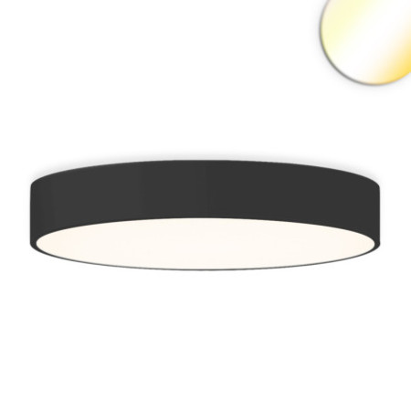 LED Deckenleuchte UGR unter 19 2H, schwarz, 60W|70W, IP44, DN800, ColorSwitch 2700|3000|4000K, dimmbar