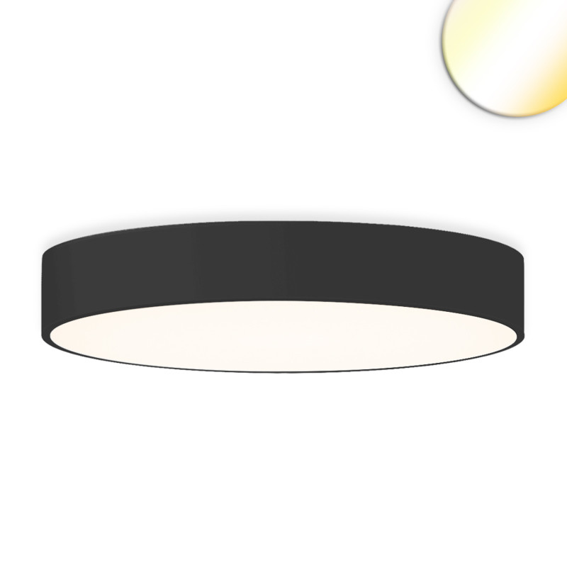 LED Deckenleuchte UGR unter 19 2H, schwarz, 60W|70W, IP44, DN800, ColorSwitch 2700|3000|4000K, dimmbar