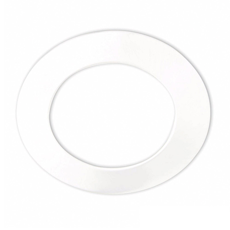 Cover Aluminium rund weiß für Sys-90
