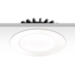 Cover Aluminium rund weiß für Sys-90