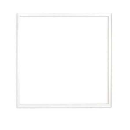 Einlegerahmen rückversetzt weiß RAL 9016 für LED Panel 625x625