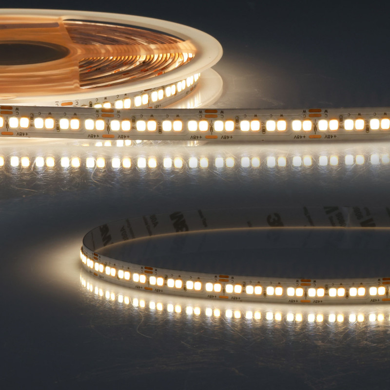 LED CRI918/940 CCT Flexband, 48V DC, 6W+6W, IP20, 10m Rolle, 256 LED/m