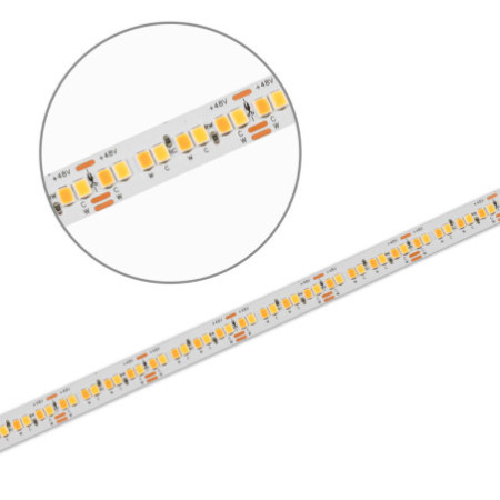 LED CRI918/940 CCT Flexband, 48V DC, 6W+6W, IP20, 10m Rolle, 256 LED/m