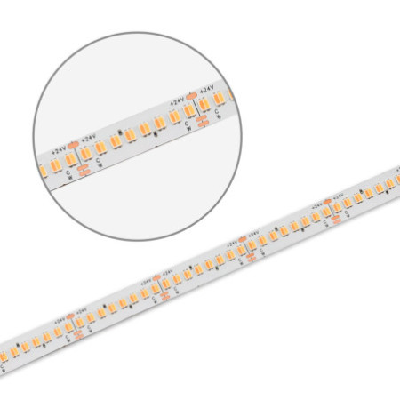 LED CRI918/940 CCT Flexband, 24V DC, 10W+10W, 5m Rolle, 320 LED/m