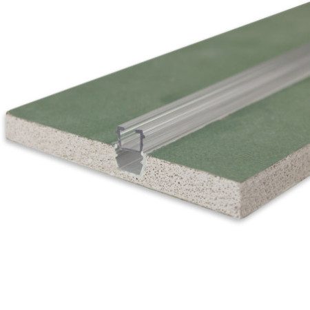 Gardinen-Inlay klar, Innenformat B:9.7 H:6.5mm Schlitz 6mm, 100cm