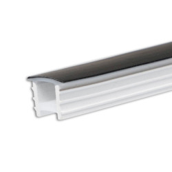 FLEX-COVER10 Twist+Bend, Silikon, schwarz, 5% Transm., 5m Rolle