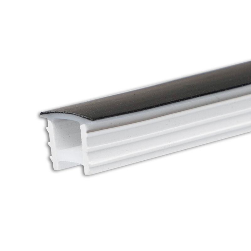 FLEX-COVER10 Twist+Bend, Silikon, schwarz, 5% Transm., 20m Rolle
