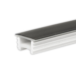 FLEX-COVER16 Twist+Bend, Silikon, schwarz, 5% Transm., 5m Rolle