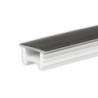 FLEX-COVER16 Twist+Bend, Silikon, schwarz, 5% Transm., 20m Rolle