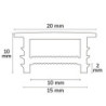 FLEX-COVER16 Twist+Bend, Silikon, schwarz, 5% Transm., 20m Rolle