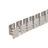 LED Aufbauprofil eloxiert, gezahnt und flexibel für NEON Flexband B16H16, 100 cm