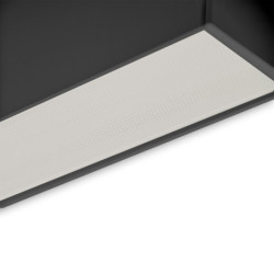 LINKLINE50 LED Aufbau/Hängeleuchte, 120cm, 30W, UGR unter 19 2H|2H, schwarz, 3000|4000K, DALI dimmbar