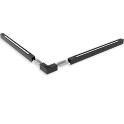 L-Verbinder für Aufbau/Hängeleuchte LINKLINE50 schwarz