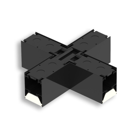 X-Verbinder für Aufbau/Hängeleuchte LINKLINE50 schwarz