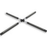 X-Verbinder für Aufbau/Hängeleuchte LINKLINE50 schwarz