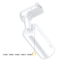 3PH Strahler SELECT 8W UGR unter 19, 18°-50°, weiß, ColorSwitch 2700-5000K, CRI90, dimmbar