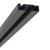 Gardinenprofil Curtain10 ONE, schwarz RAL9005, 200cm