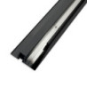 Karniesen-Blende VISOR mit Lichtlinienoption für Gardinenprofil Curtain, schwarz RAL 9005