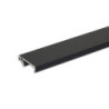 LED Regalkantenprofil FURNIT10 SHELF, 19mm, Aluminium, schwarz, RAL9005