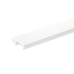 LED Regalkantenprofil FURNIT10 SHELF, 19mm, Aluminium, weiß, RAL9010