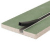 Plaster 10 One Gipskarton-Feuchtraumplatte 12.5mm, mit Profileinsatz inkl. Schutzcover, 200cm