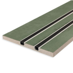 Plaster 10 Double Gipskarton-Feuchtraumplatte 12.5mm, mit Profileinsatz inkl. Schutzcover, 200cm