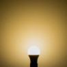 Baufassung E27 SET mit Federklemme, Öse und fix montierte LED bulb 9W, warmweiß