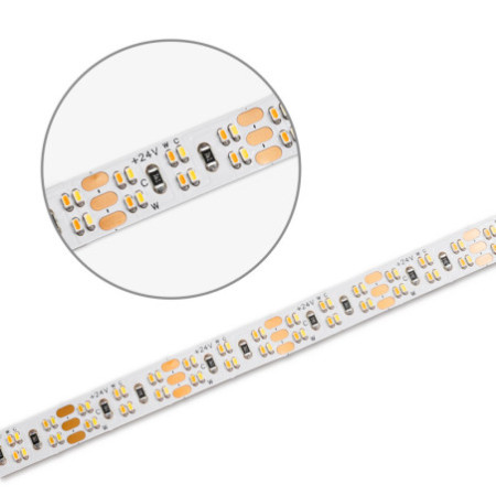 LED CRI919/940 CCT Flexband, 24V DC, 20W|20W, IP20, 5m Rolle, 480 LED/m