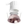 LED Einbaustrahler BACK32, rosegold, rund, 5W, CRI90, 3000K, rückversetzt, Honeycomb, dimmbar
