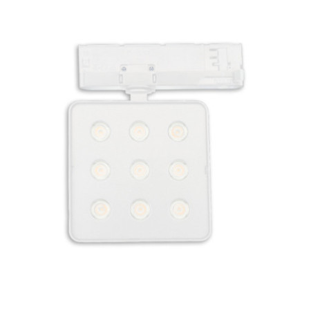 3-Phasen Schienenstrahler MATRIX, 20W, 40°, weiß, 3000K, UGR unter 19