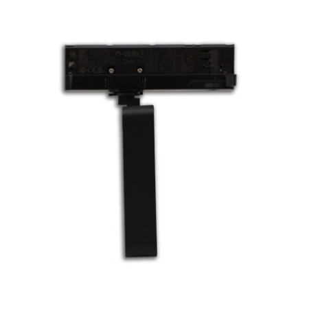 3-Phasen Schienenstrahler MATRIX, 20W, 40°, schwarz, 3000K, UGR unter 19, DALI dimmbar