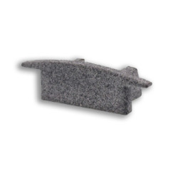 Endkappe EC229 für Profil MINI-EB V2, grau, gerade, 1 STK