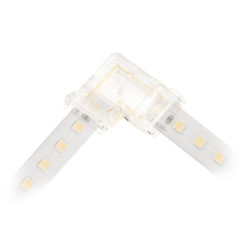 Kontakt-Eckverbinder (max. 5A) K2-210 für 2-pol. IP20 Flexstripes mit Breite 10mm