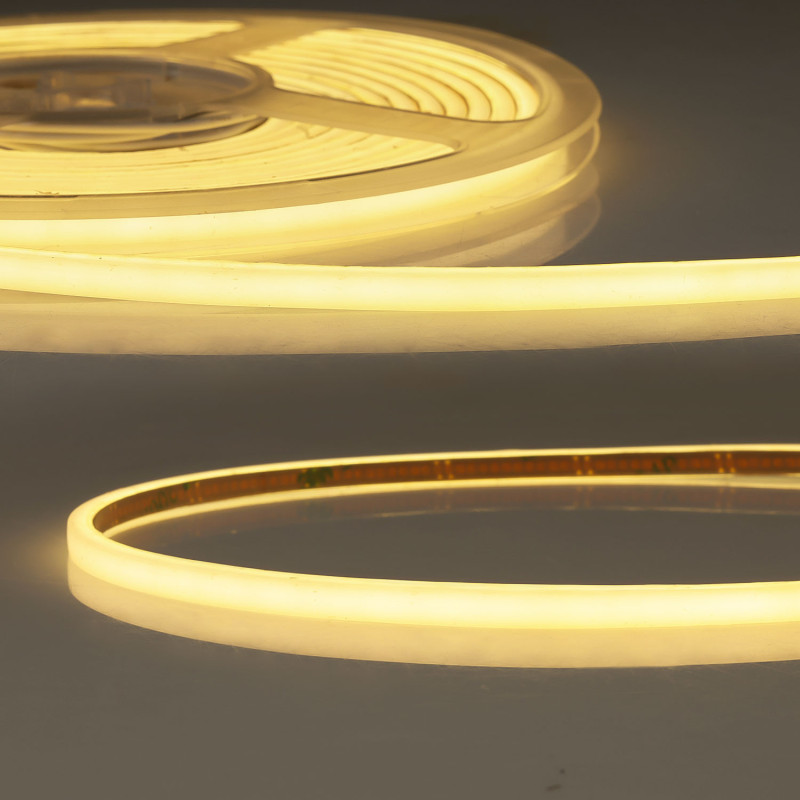 LED NEON930 MiniCut MiniAmp Milky Flexband, 24V DC, 7W, IP20, 3000K, 2.5m Rolle, 400 LED/m