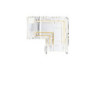 Kontakt-Eckverbinder (max. 5A) K2-310-COB für 3-pol. IP20 Flexstripes mit Breite 10mm