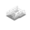 Kontakt-Kabelanschluss (max. 5A/0,5qmm) K2-210 für 2-pol. IP20 Flexstripes mit Breite 10mm