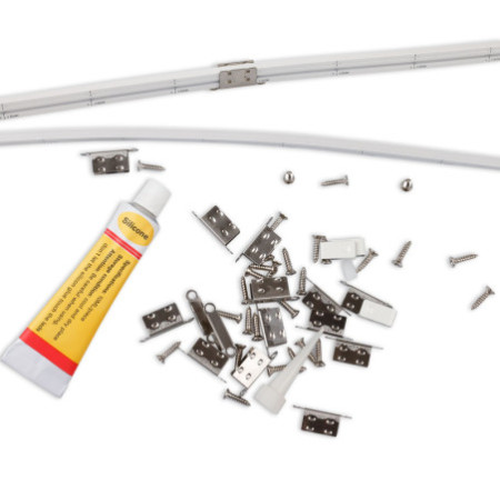 LED NEON927 Flexband B04H08, 24V DC, 10W, IP67, 2700K, 5m Rolle, 180 LED/m, inkl. Montageclips