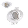 LED Einbaustrahler Sphere-68 schwenkbar, 6W, 40°, 2700|3000|4000K, CRI90, weiß, dimmbar